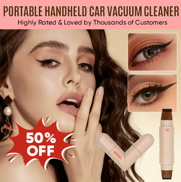 Στυλό Eyeliner με διπλή κεφαλή και περιστρεφόμενο σχεδιασμό